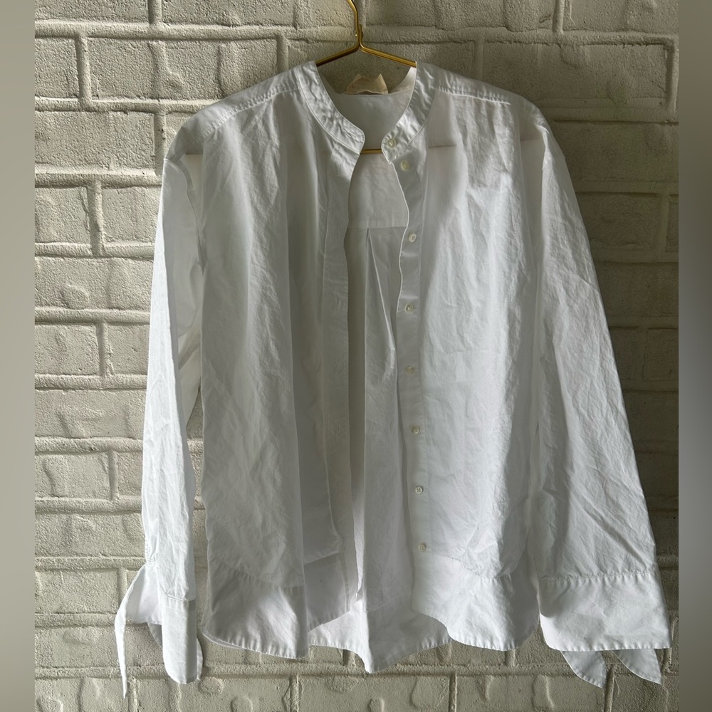 Sezane White Blouse